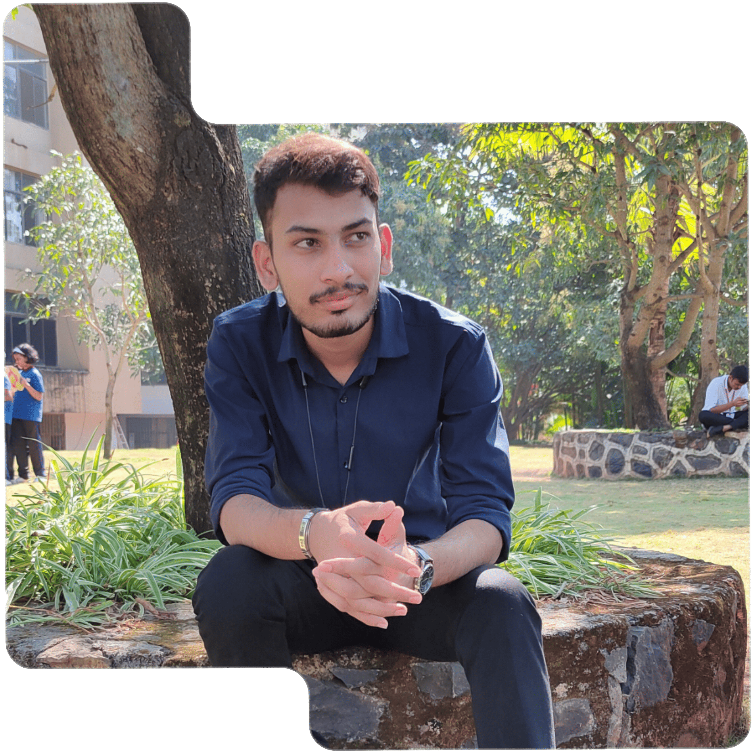 Illustration representing contact and collaboration